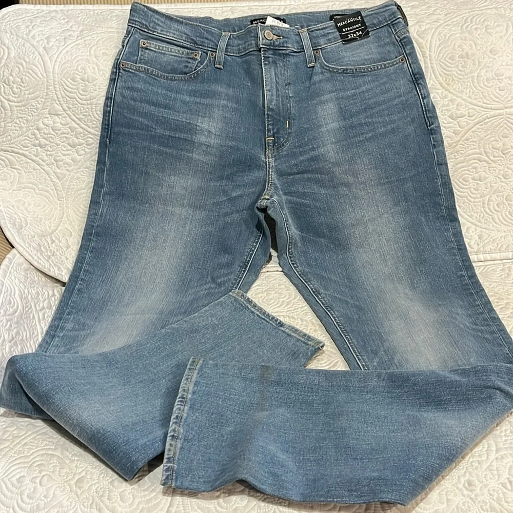 J Crew‎ Mercantile straight jeans, size 32/34, NWT